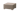 Mesa auxiliar de exterior California 68x68x35 cm - Capuchino
