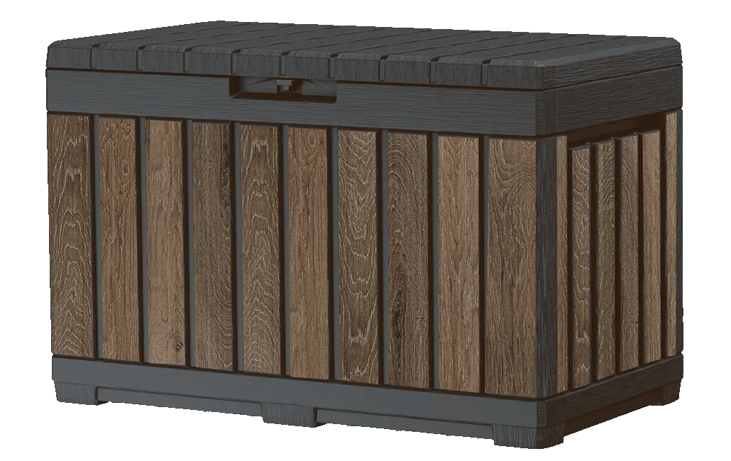 Buy Signature 190-Litre Deck Box in Walnut Brown - Keter Canada