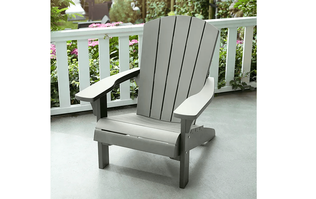 Troy Adirondack Gartenstuhl – 81x80x96,5 cm - Grau