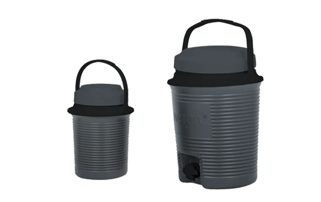 סט מיכלי קירור 2.3+7.6 ליטר - אפור גרפיט