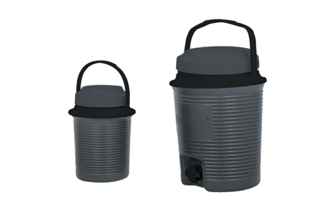 סט מיכלי קירור 2.3+7.6 ליטר - אפור גרפיט