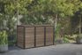 Signature Hide Away Containerberging - 3x240L - Walnut