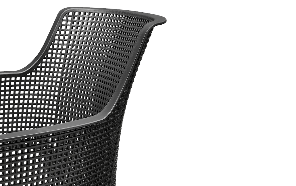 Fauteuil Elisa - Lot de 6 - Graphite