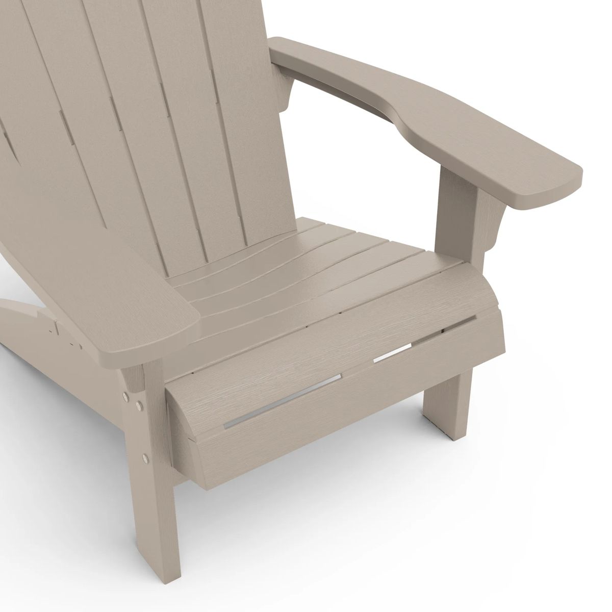 Troy Adirondack Tuinstoel - 81x93x96,5cm - Soft Beige