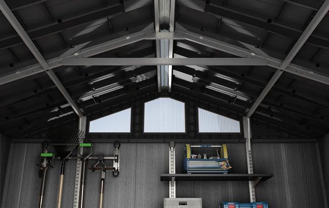 Stronghold 10x11.5 Shed - Grau