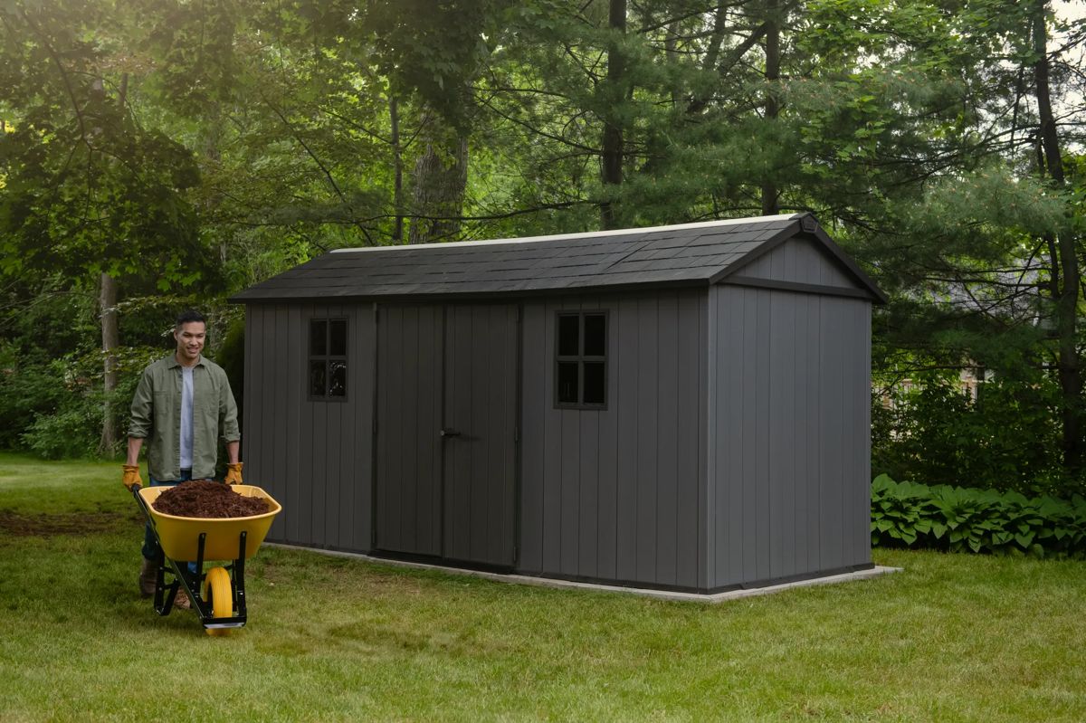 Caseta de exterior Newton Plus 7515 - 230x476x246 cm y 10 m2