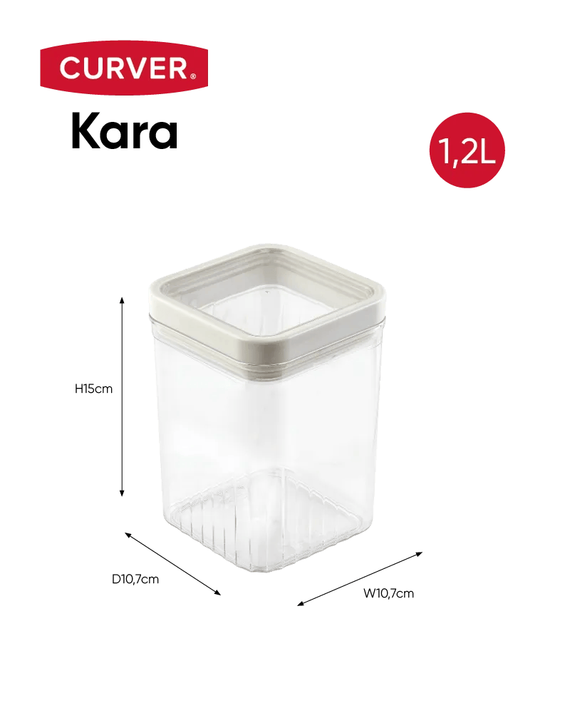 Kara Voorraadbus 1,2L - Wit