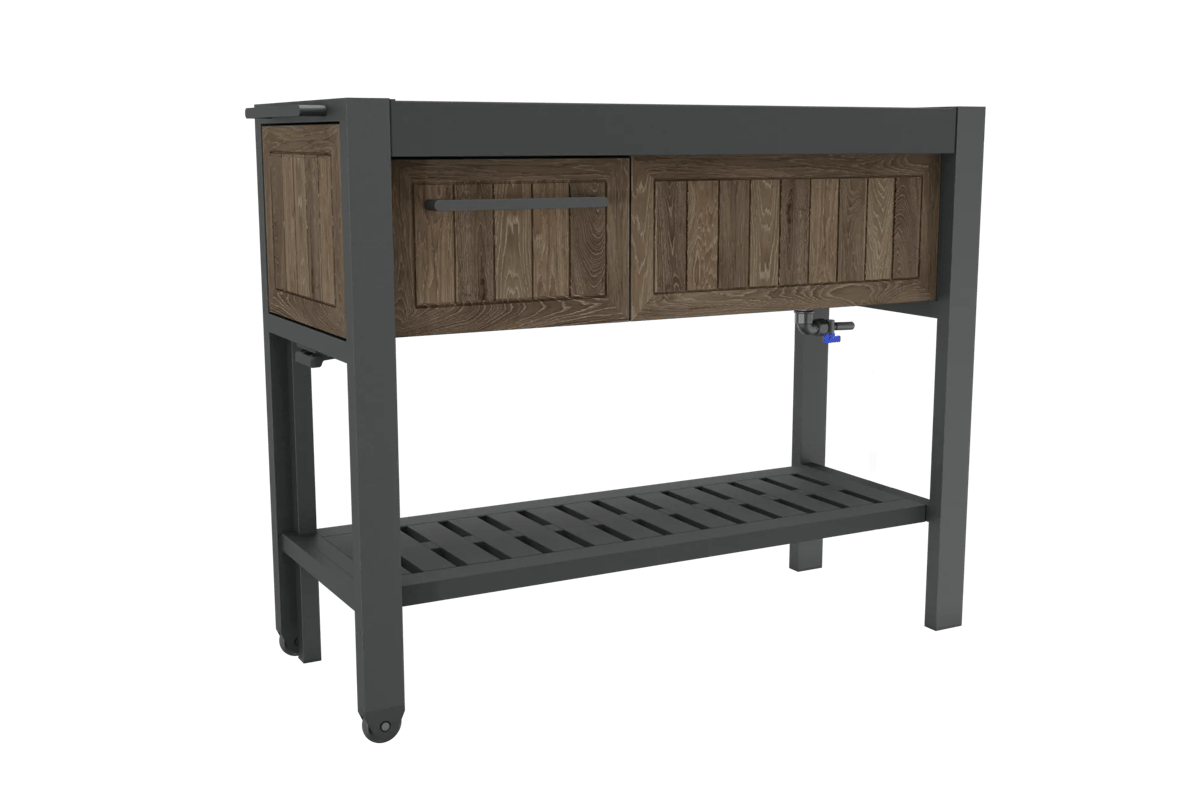 Hosting Party Tafel - 112x43x90 cm - Walnut