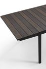 Mesa comedor de exterior Porto extensible 155–233x94x75 cm - Marrón