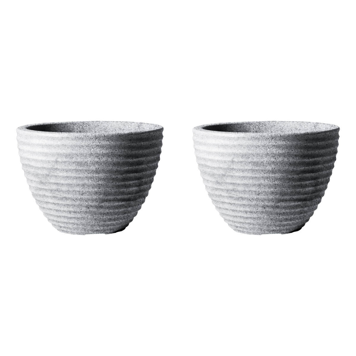 Honey Pot Low Planter 49cm Set of 2 - Alpine Grey