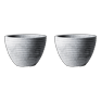 Honey Pot Low Planter 49cm Set of 2 - Alpine Grey