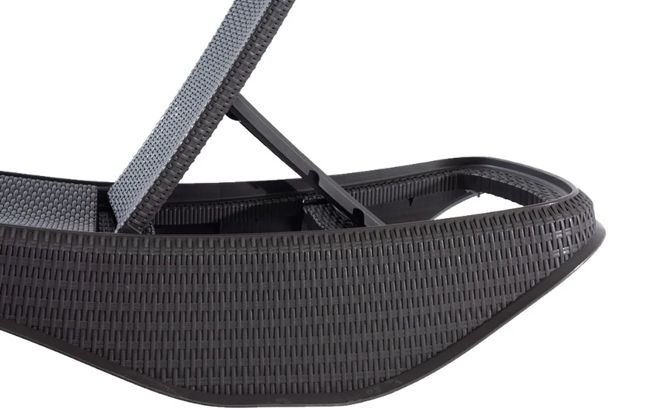 מיטת שיזוף אטלנטיק - אפור כהה