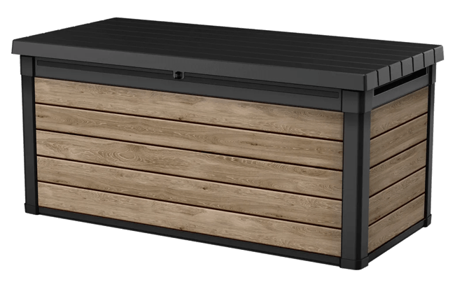 Signature Ashwood Brown 150 Gallon Storage Deck Box - Keter US