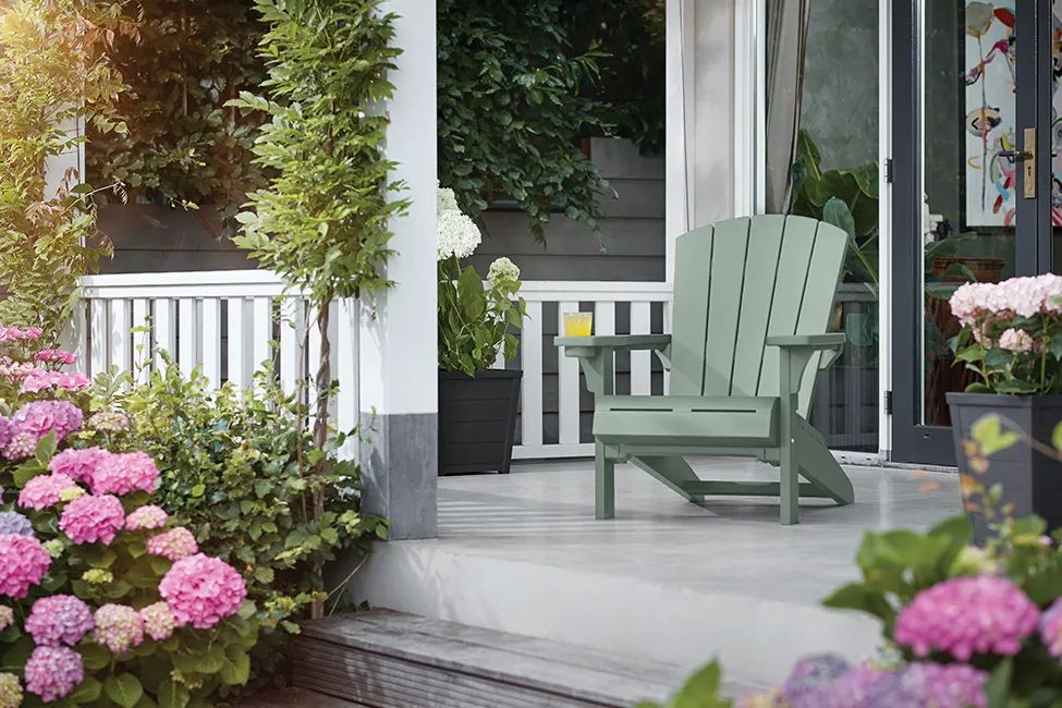 Alpine Adirondack Chair, Set of 2 - Vintage Green