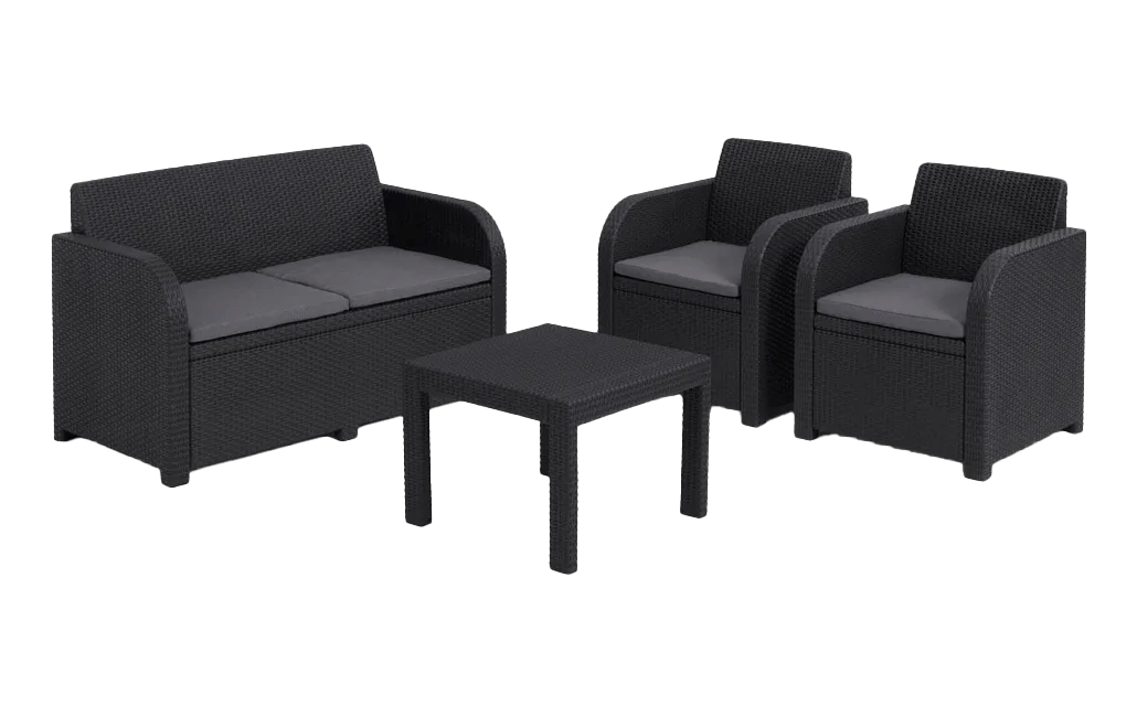 מערכת ישיבה ג'ורג'יה - אפור כהה