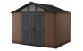 Abri de jardin Stronghold 108 - 7,7m2 - Marron Aspect Bois