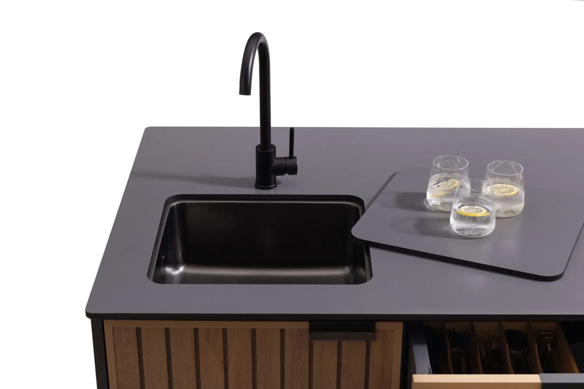 Compacte Buitenkeuken - 72,1x167,9x94 cm  - Venetian Bruin