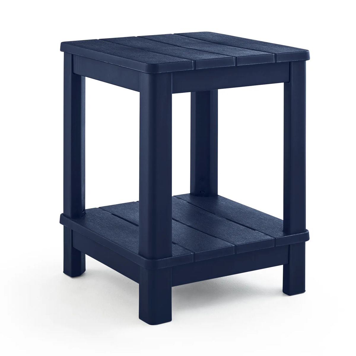 Deluxe Adirondack Two Tier Side Table - Blue - Keter US