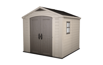 Factor Shed 8x8ft - Brown - Large Sheds