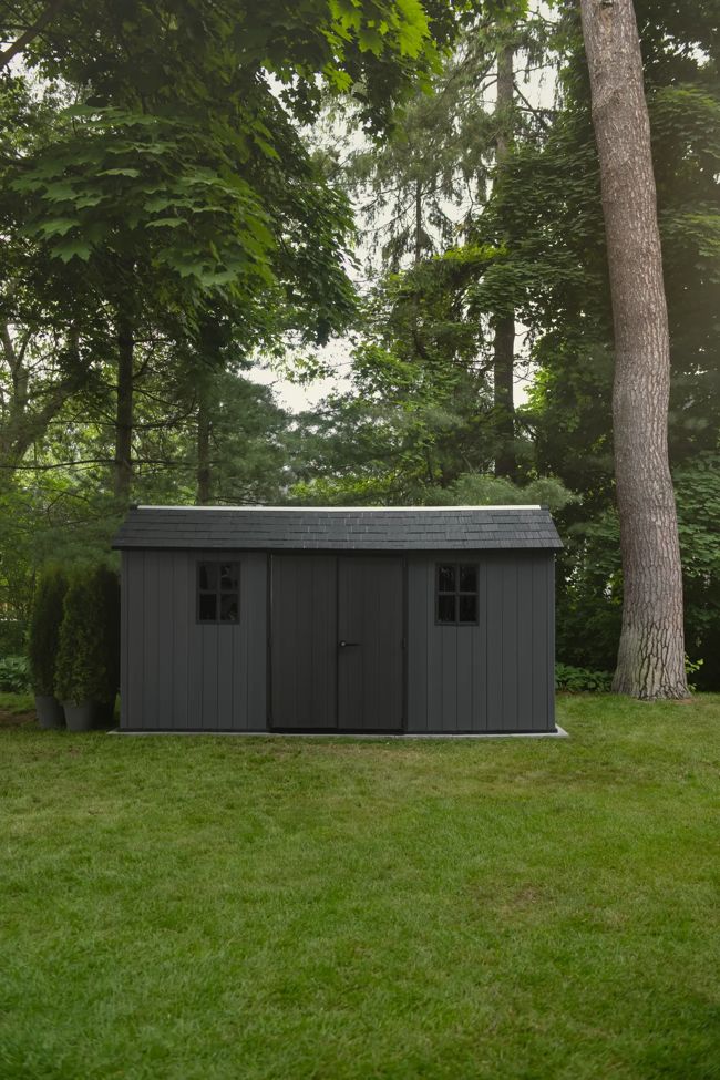 Newton Plus 7515 Tuinhuis - 230x476x246cm - Grijs