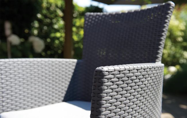 מערכת ישיבה רוסריו בלקוני - אפור כהה