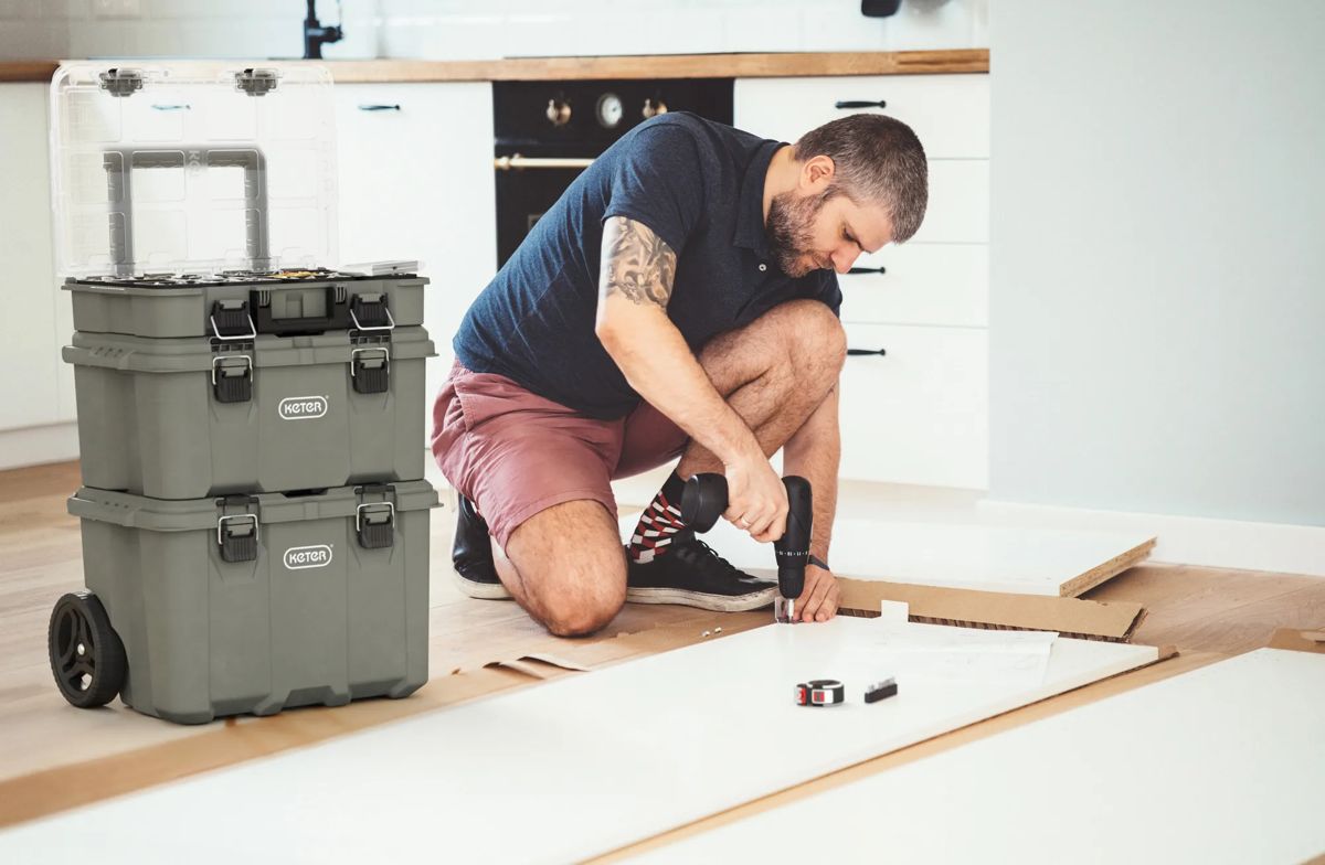 Stack & Roll System Tool Box Storage - Keter US