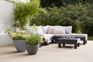 Honey Pot Low Planter 37cm Set of 2 - Marble Green