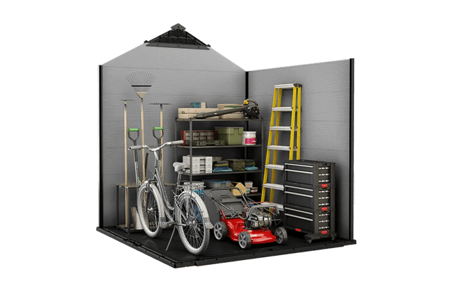 מחסן גינה פרימייר 7.5X7  - אפור