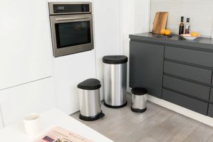 Decobin Pedaalemmer 5L - Zilver - Prullenbakken