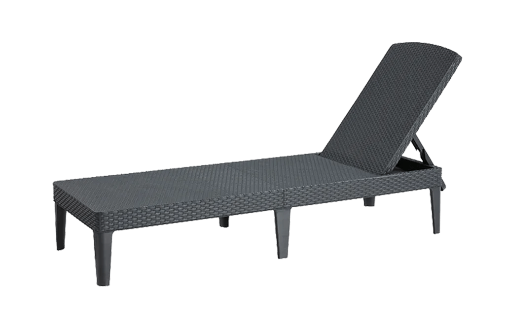 מיטת שיזוף ג'איפור - אפור כהה