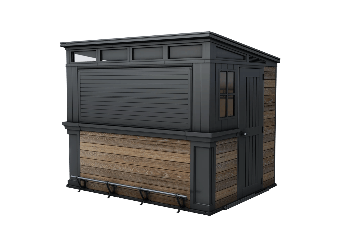 Signature Outdoor Garden Bar - Walnut Brown