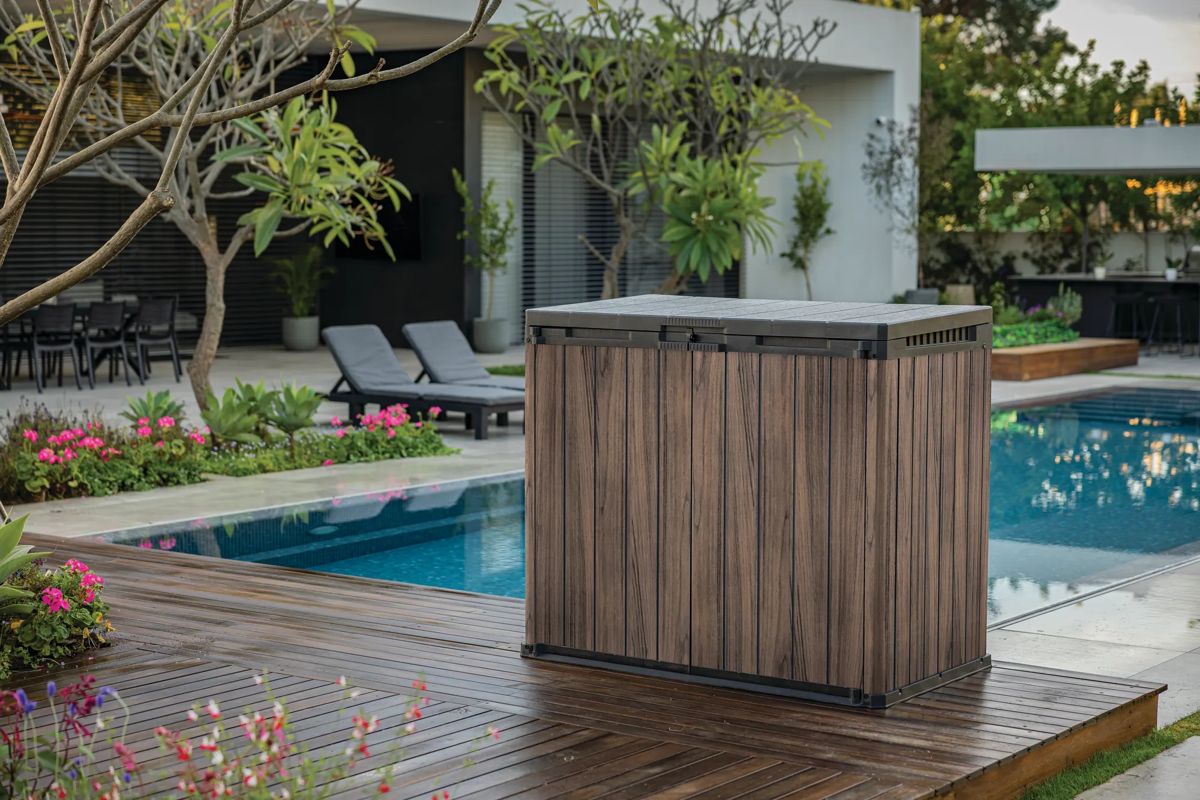 Signature 1150L Horizontal Storage Shed - Rosewood