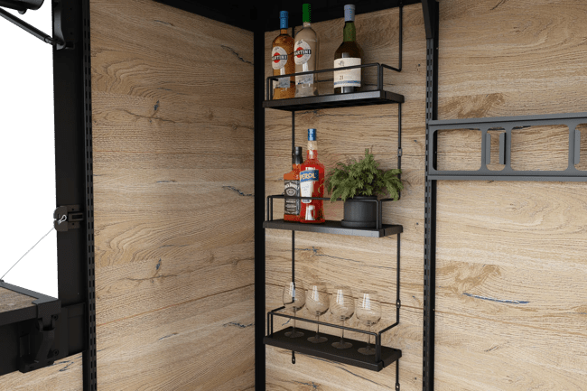 Signature Outdoor Garden Bar - Walnut Brown