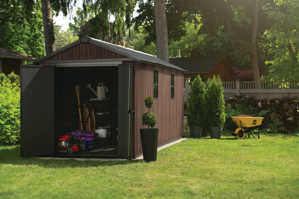 Signature Apex Shed 7.5x15ft - Rosewood