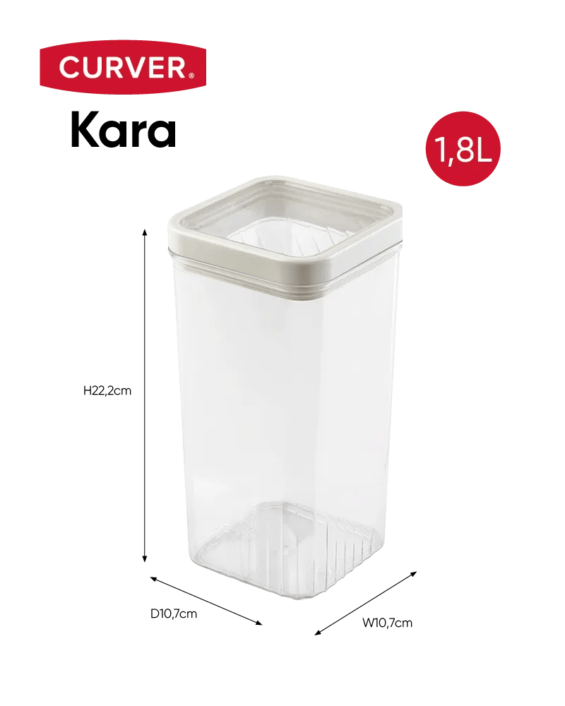 Kara Voorraadbus 1,8L - Wit