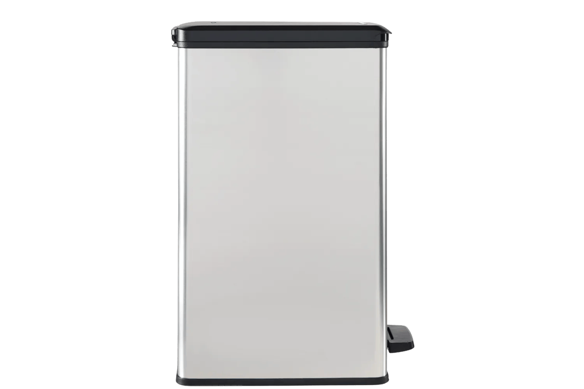 Decobin Slim Prullenbak 40L - Zilver