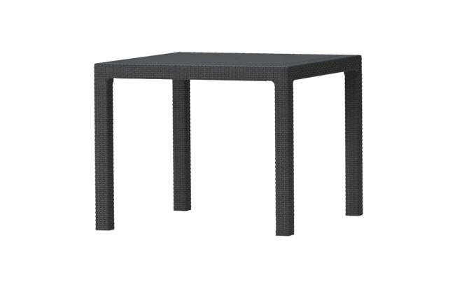 פינת אוכל נירוונה 4 כיסאות - אפור כהה