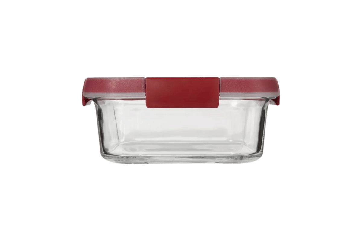 Smart Cook Vershoudsdoos 0,7L - Transparant/Rood