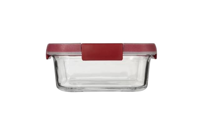 Smart Cook Vershoudsdoos 0,7L - Transparant/Rood