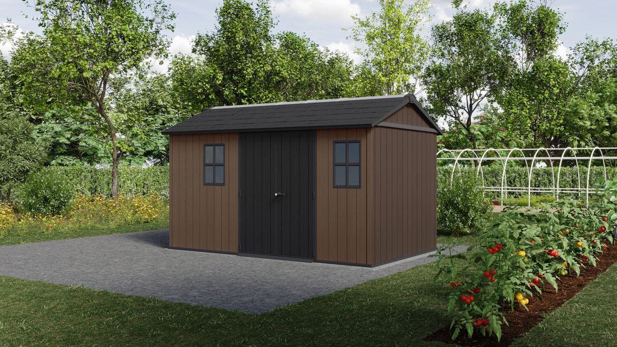 Caseta de exterior Newton Plus 1375 - 230x413x246 cm y 8,6 m2
