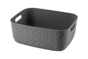 Softex Opbergmand 12,5L - Antraciet - Opbergen
