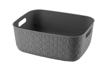 סלסלה סופטקס 12.5 ליטר - אפור - קולקציית סופטקס | Softex