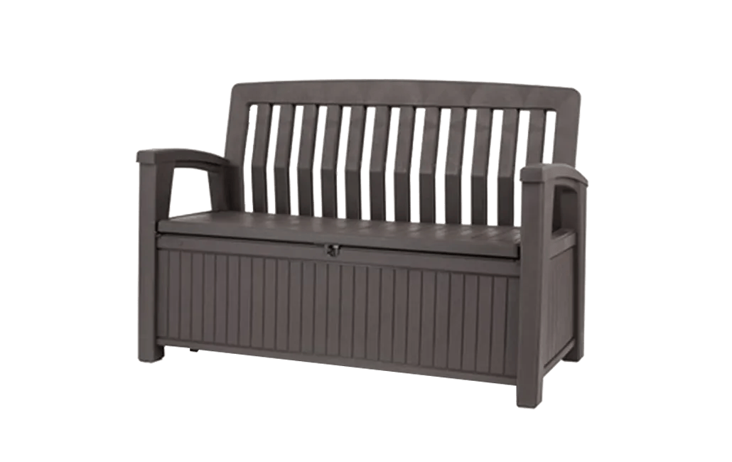 Brown Patio 60 Gallon Outdoor Storage Bench - Keter US