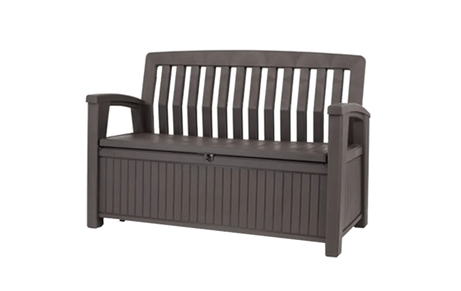 Brown Patio 60 Gallon Outdoor Storage Bench - Keter US