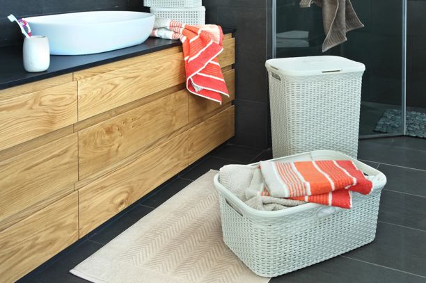 Style Wasmand 60L - Wit - Wasmanden