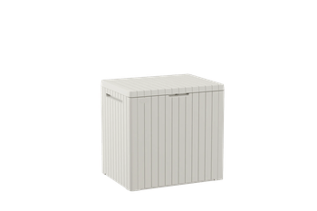 City Box 30 Gallon Deck Box - White - Small Deck Boxes