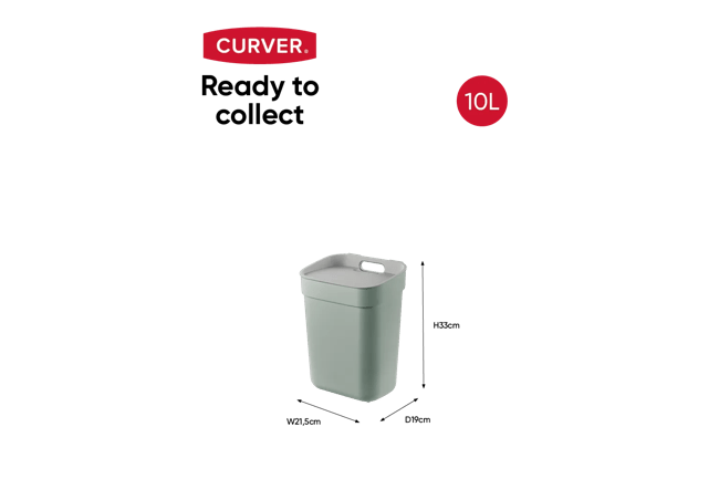 READY to Collect 10L פח מחזור - ירוק