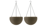 Hanging Planter Set of 2 - Brown