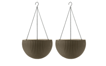 Hanging Planter Set of 2 - Brown - Garden Beds