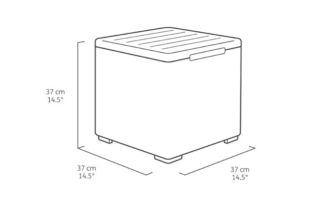 Marie 4 Seater Double Lounge Set  - Grey